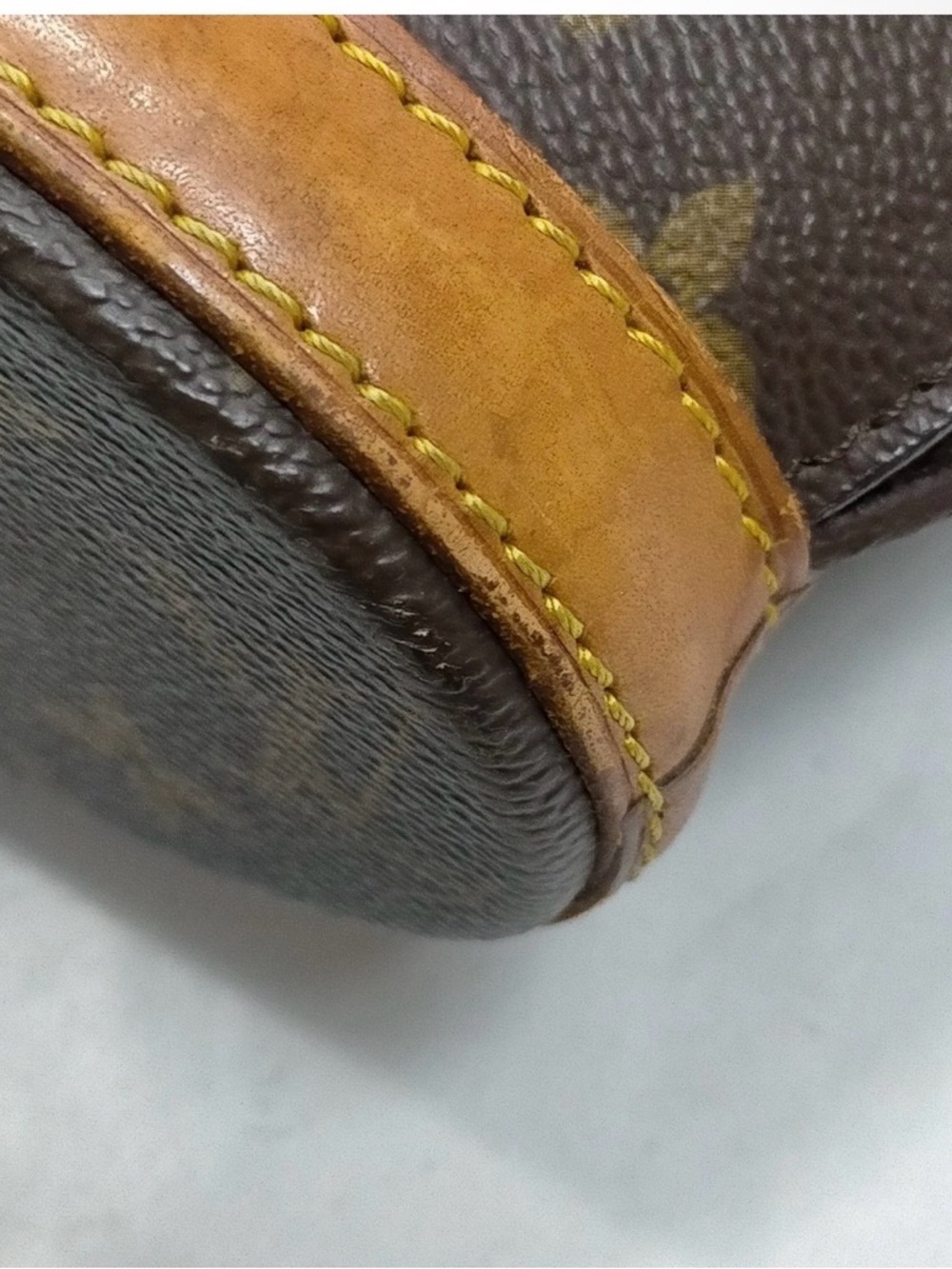 Louis Vuitton Monogram Babylone Canvas  Leather Shoulder Bag. -Preowned As Is - Picture 7 of 13